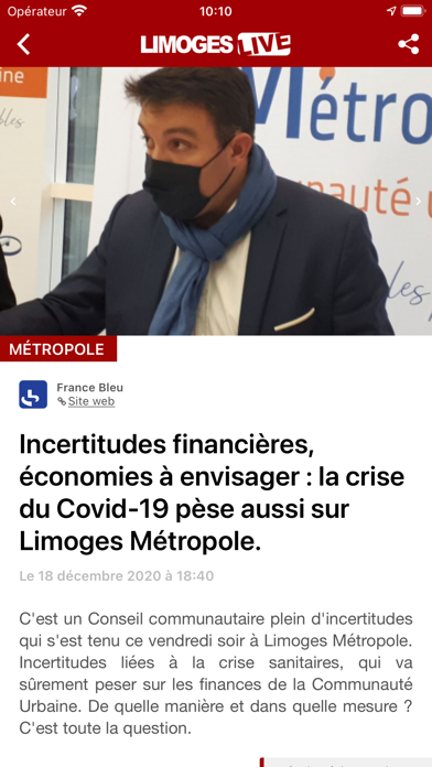 Limoges Live : Actu & Sport Screenshot
