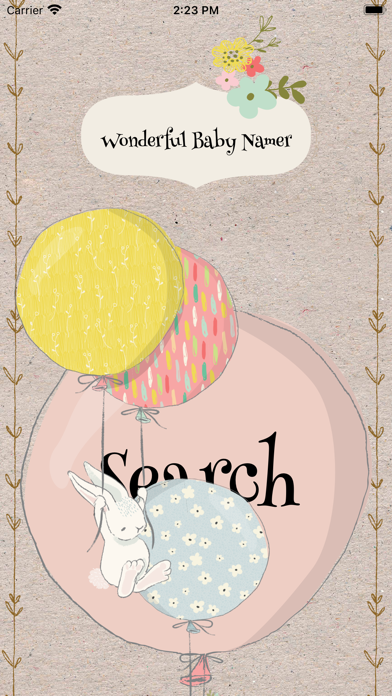 Screenshot #1 pour Wonderful Baby Namer