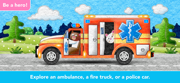 Ice Cream and Fire Truck Games