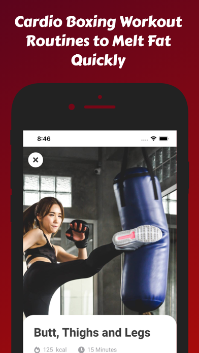 Cardio Boxing Workout Screenshot