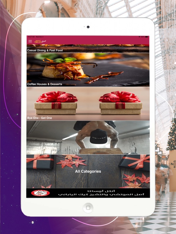 Sweet Treats Card iPad screenshot 2 - Lifestyle app