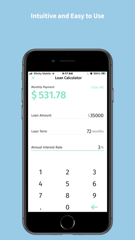 #4. Loan,Mortgage ,Tip Calculator (iOS) By: Blue Sodium Corp