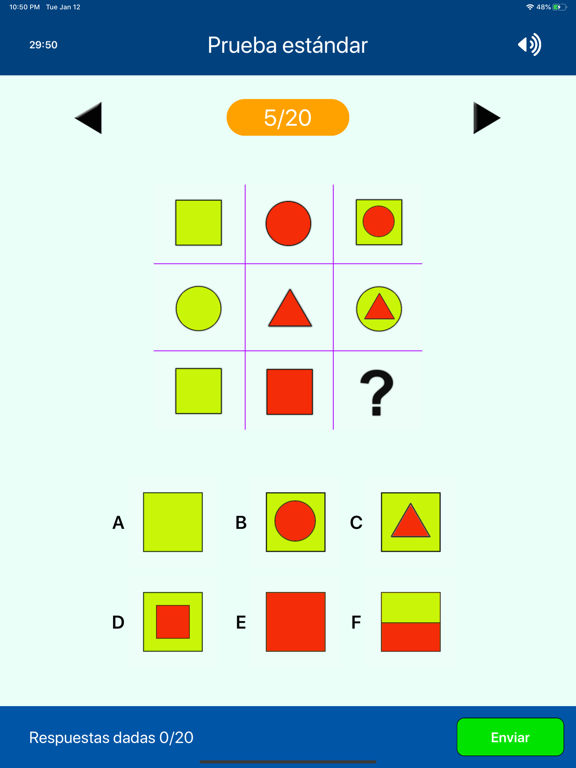 Screenshot #6 pour Prueba de IQ