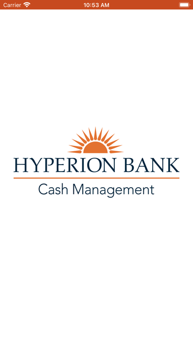 Hyperion Bank Cash Management Screenshot