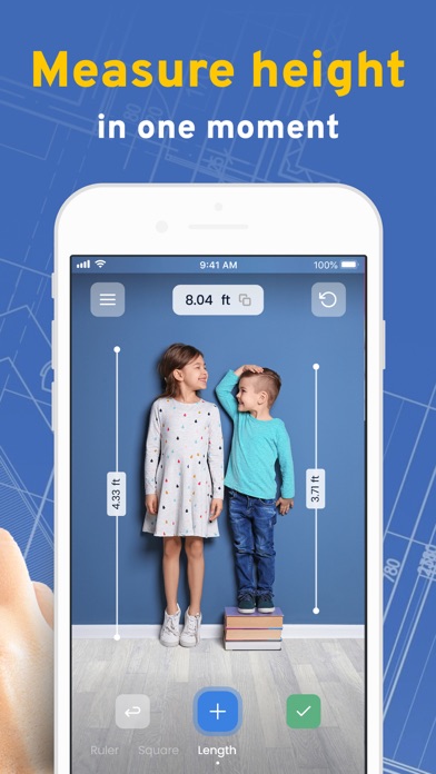 AR Ruler: Measuring App Screenshot