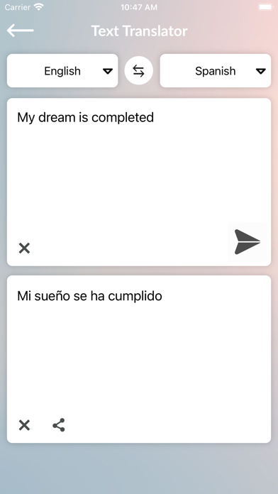 All Language Translator App Screenshot