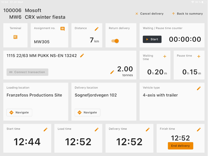 Devinco Transport Mobile