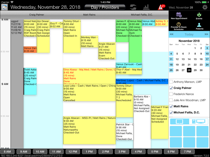 CT Scheduler Mobile 7.2