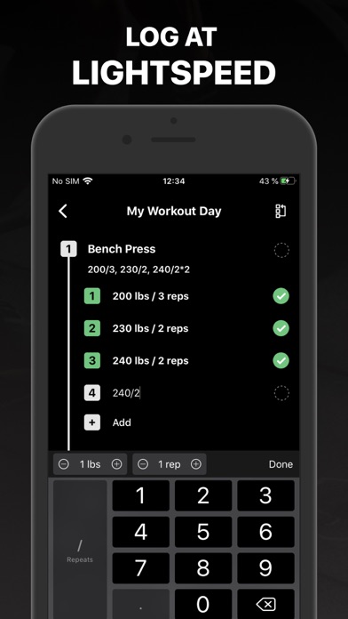 Steel Weight Lifting Workout Screenshot