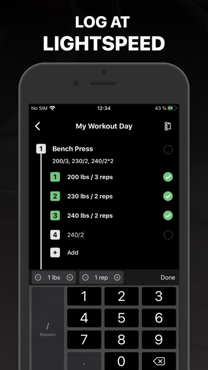 Steel Weight Lifting Workout screenshot-3