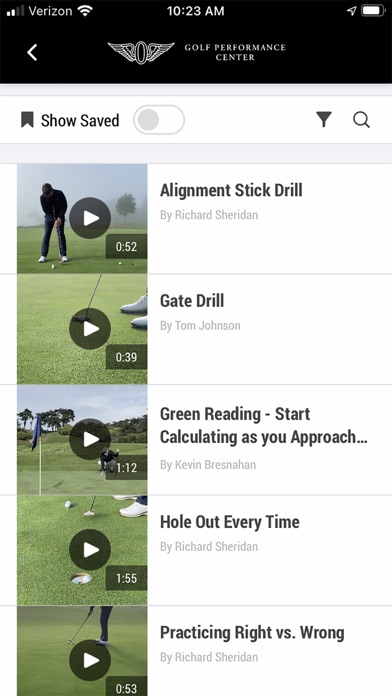 OC Golf Performance Center Screenshot
