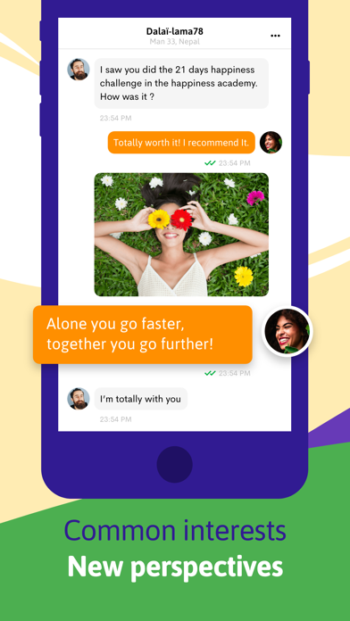 Happy - friendship & community Screenshot