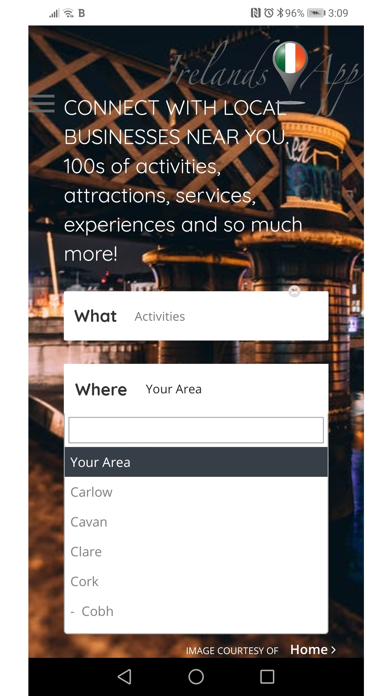 Irelands App Screenshot