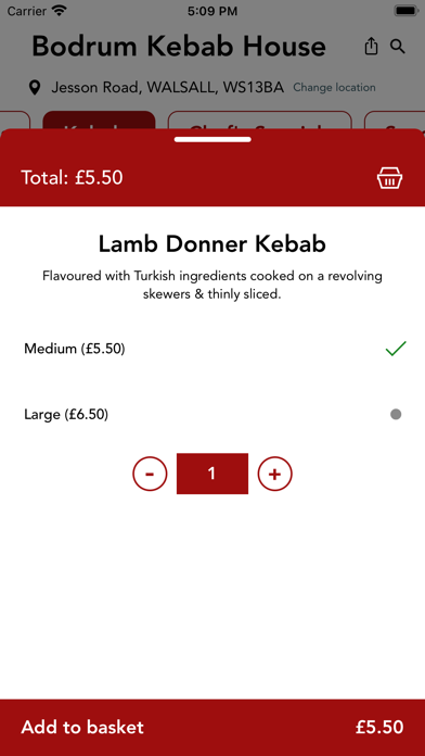 Bodrum Kebab House Aberdeen Screenshot