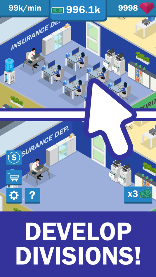 #2. Idle Bank Office (iOS) Bởi: Andrei Naumov