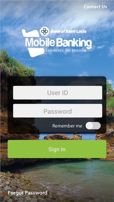 Bank of Saint Lucia Screenshot