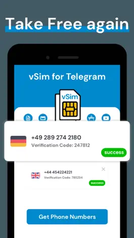 Game screenshot Telegram Virtual Phone Number hack