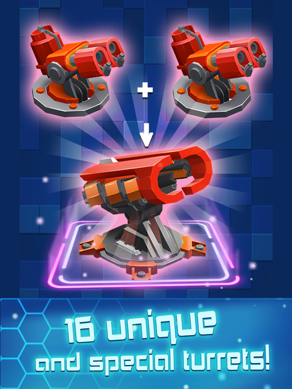 Screenshot #4 pour Turret Merge Defense
