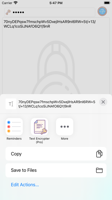 Text Encrypter (Pro) Screenshot