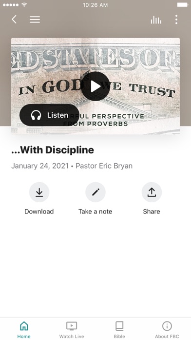 Fellowship Bible Church Tulsa Screenshot