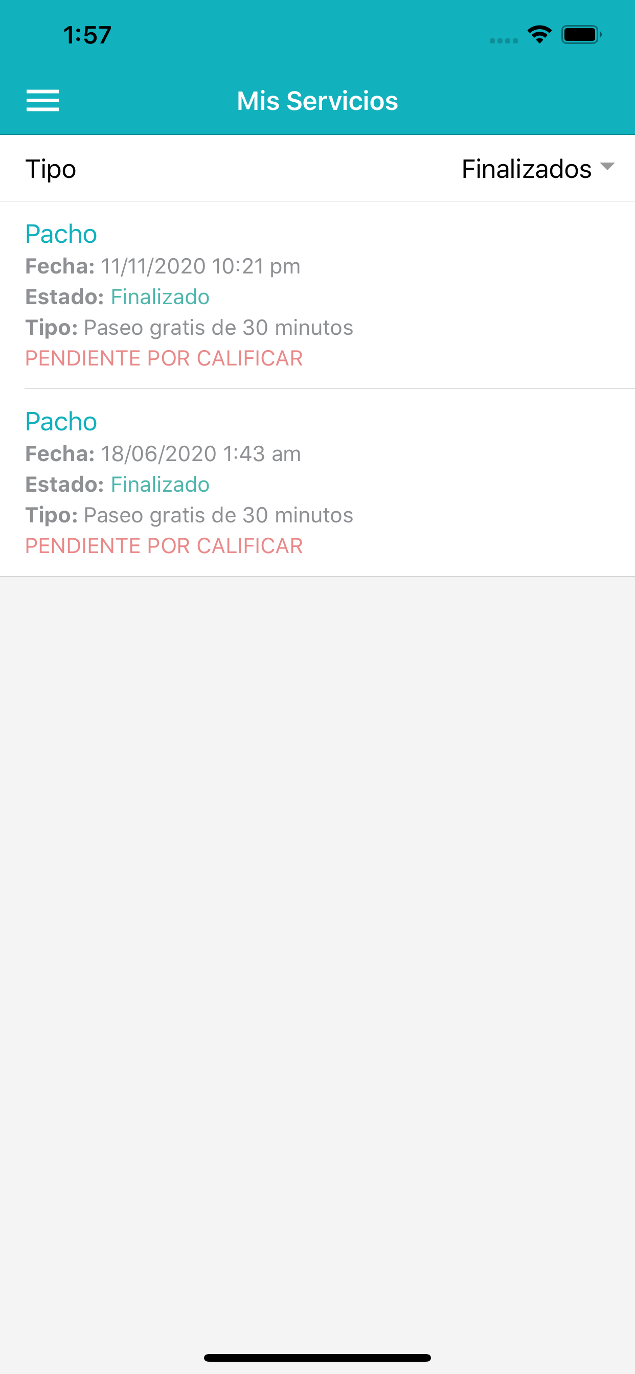 Wakypet. (Paseador)