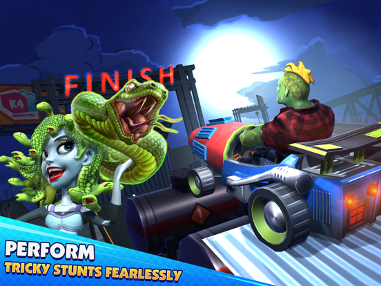 Screenshot #5 pour Street Monster Kart Race Rush