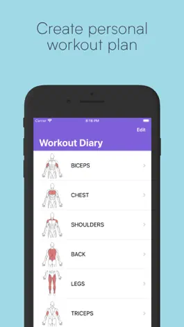Game screenshot Workout Diary: Fitness mod apk