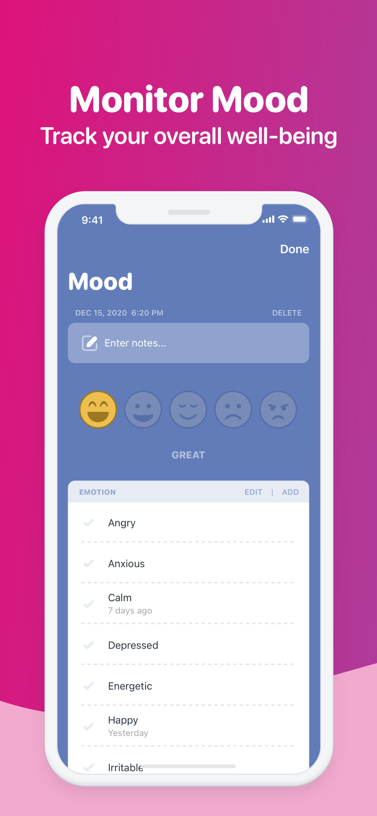One Period Tracker & My Health