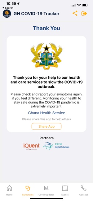Gh Covid 19 Tracker On The App Store