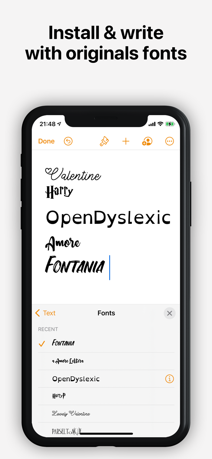 Font installer Pages Cricut