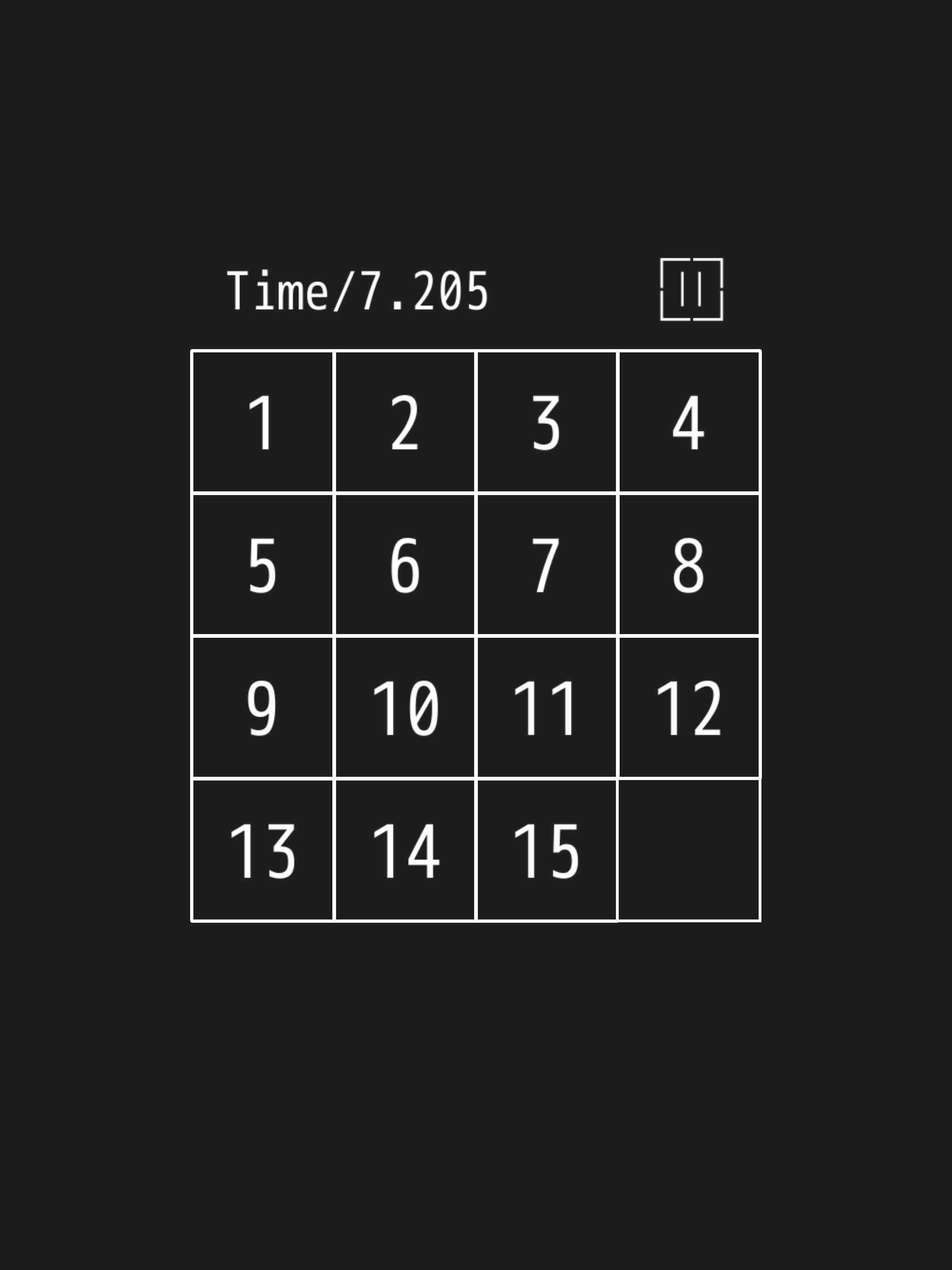 Slide Puzzle -15の数字- screenshot 4