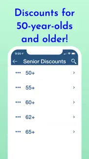 senior discounts & coupons iphone screenshot 3