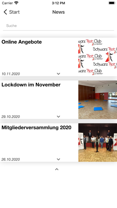 Schwarz-Rot Club e.V. Wetzlar Screenshot