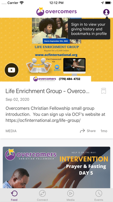 OCF Screenshot