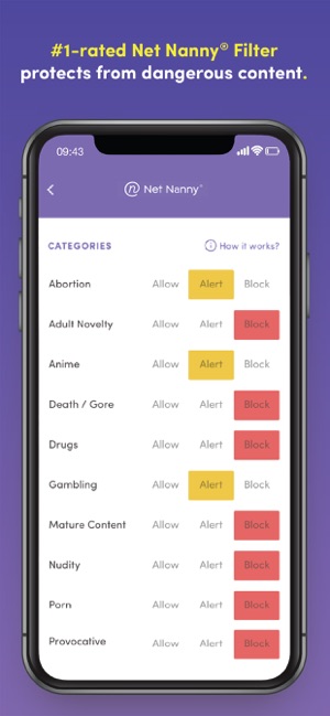 300px x 649px - Net Nanny Parental Control App on the App Store