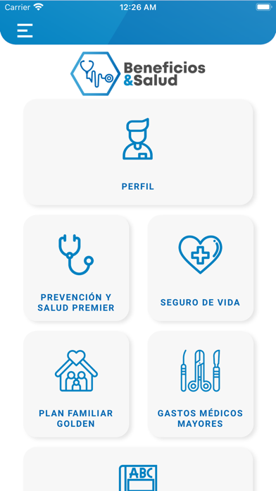 Beneficios y Salud Screenshot