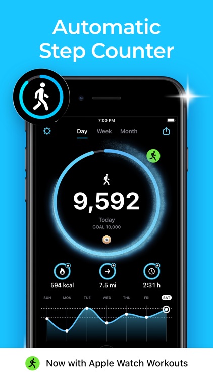 StepsApp Pedometer screenshot-0