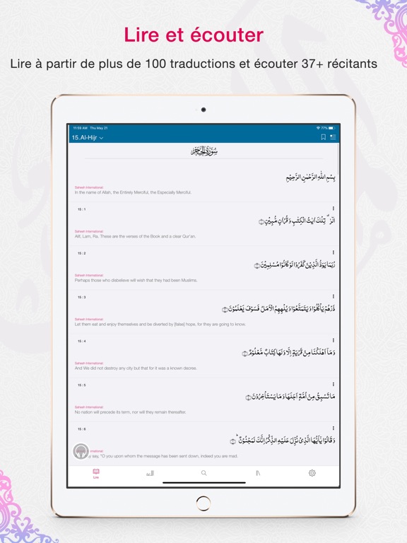 Screenshot #4 pour Quran App Read,Listen,Search