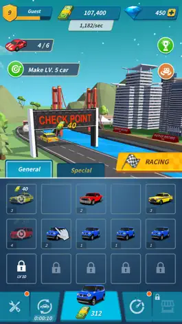 Game screenshot Merge Racing 2023 apk