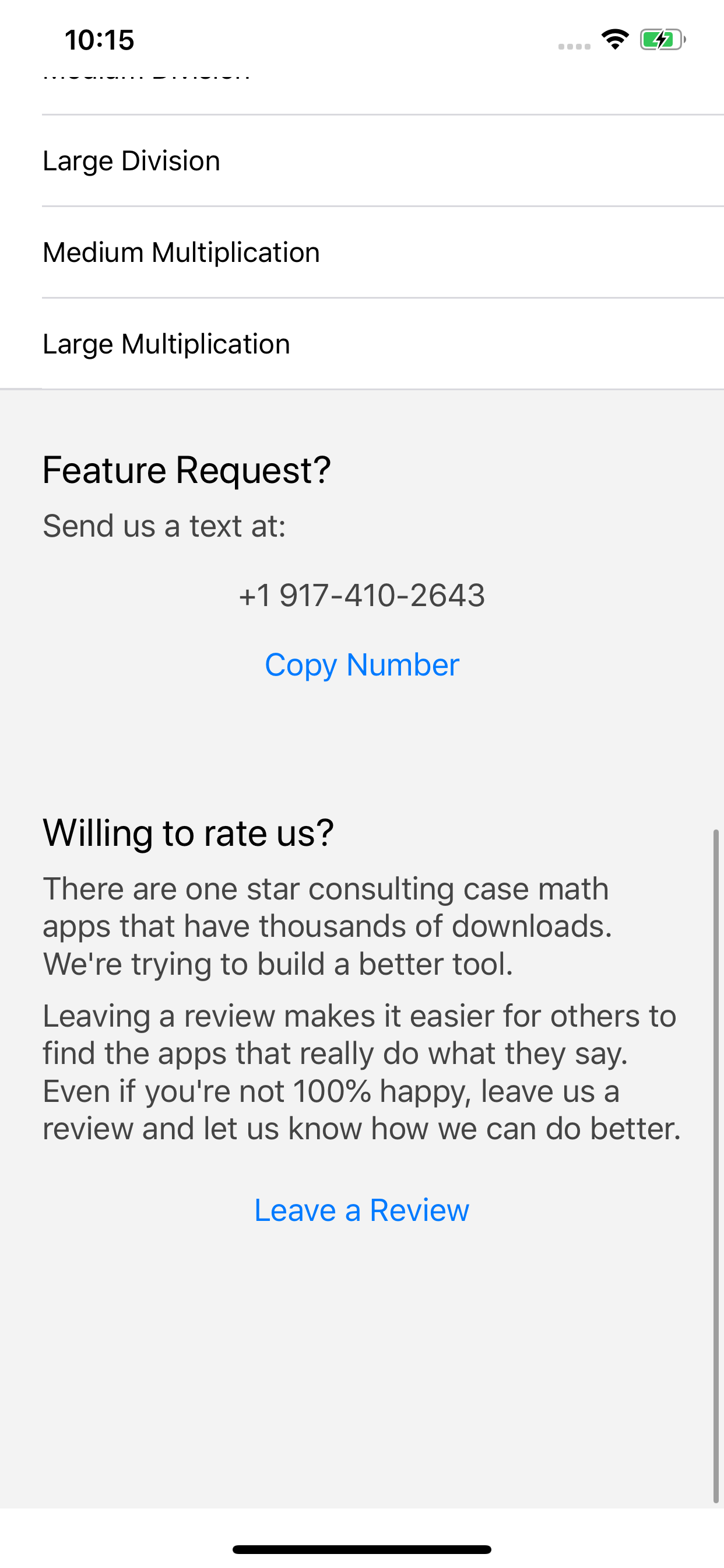 Consulting Case Math