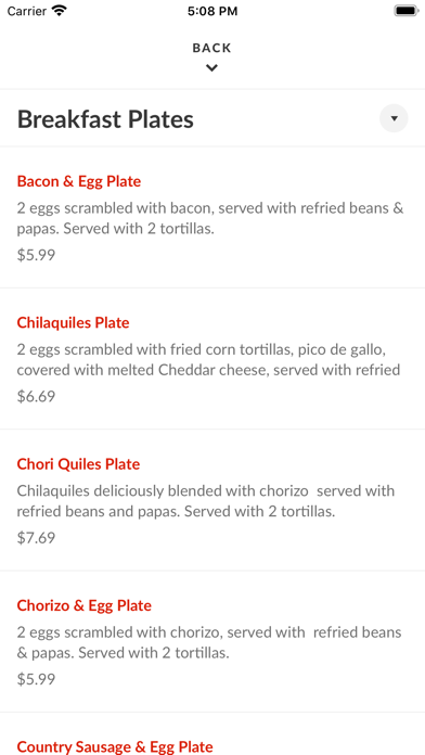 Sazón Mexican Cafe Screenshot