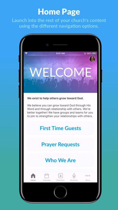 Church Center App Screenshot
