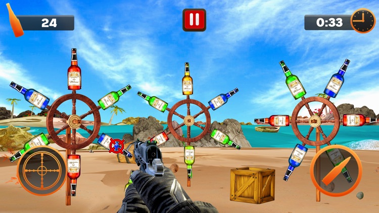 Bottle Shoot 3D Shooting Games screenshot-3