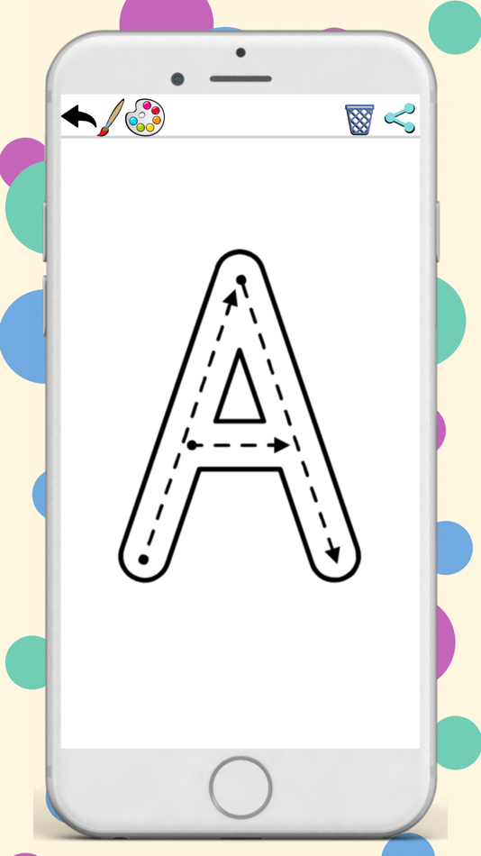 #5. ABC Paint : Learn the Alphabet (iOS) By: Grima Hdez