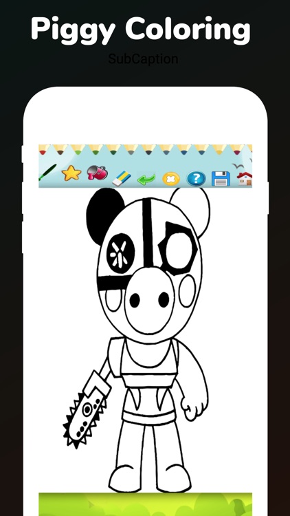 Draw Piggy Coloring screenshot-4