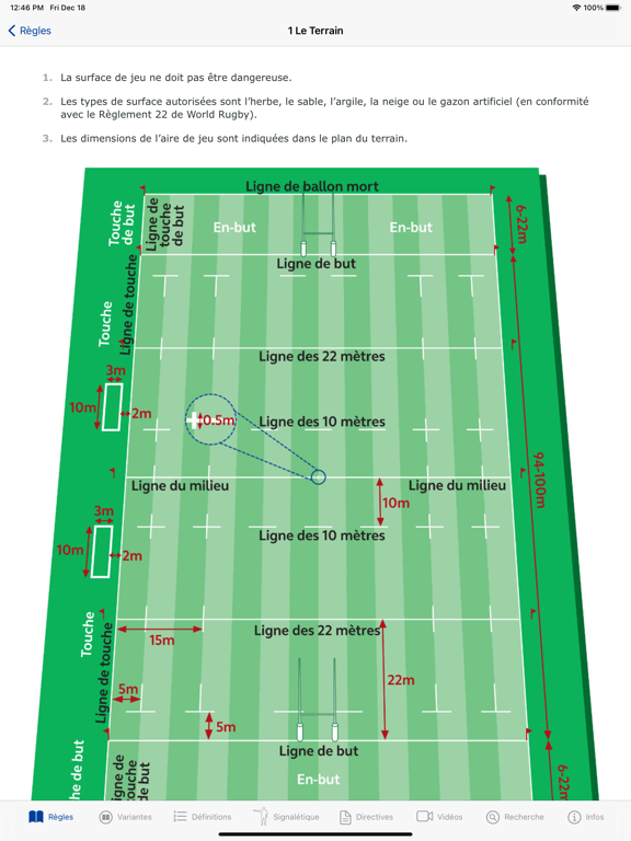Screenshot #4 pour World Rugby: Les Règles du Jeu