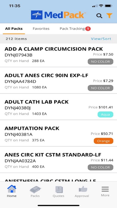 Medline MedPack Screenshot