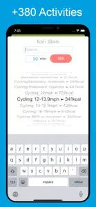 Calories Sport & Activity screenshot #2 for iPhone