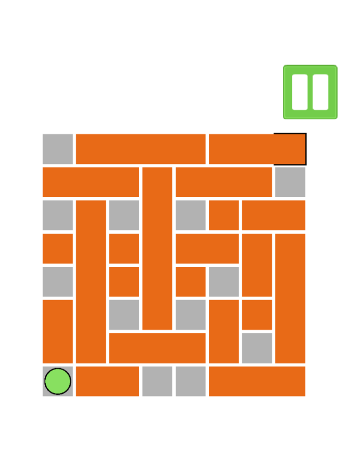 Move the circle  slide puzzle