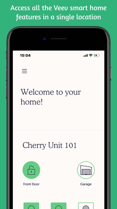 Veev, Digital Home Screenshot